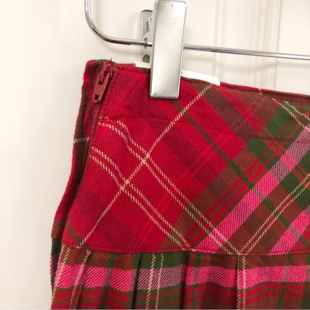 Gymboree | NWT Flannel Red Plaid Kilt Skort Girls 12